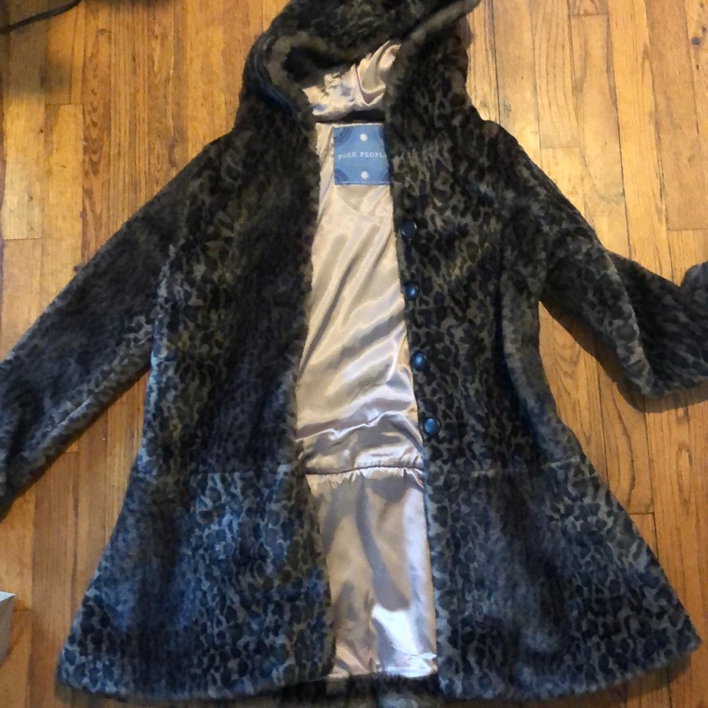 NWOT free people leopard jacket
